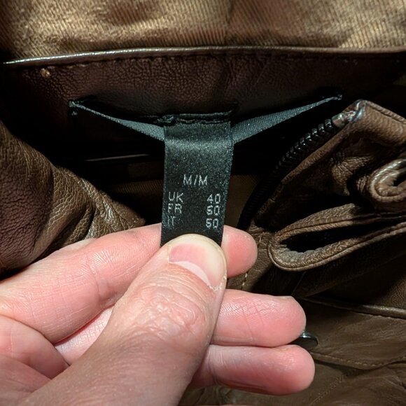 Men's Danier Leather Coat - Picture 2 of 3